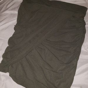 Deep Army Green Express Skirt